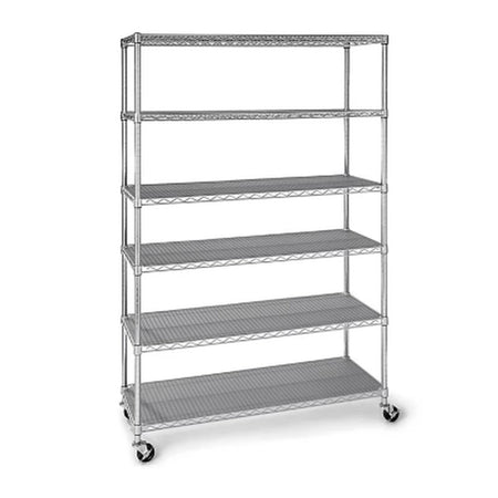 Member'S Mark 6-Tier NSF Heavy Duty Wire Shelving, 47.75" W X 18" D X 75.5" H