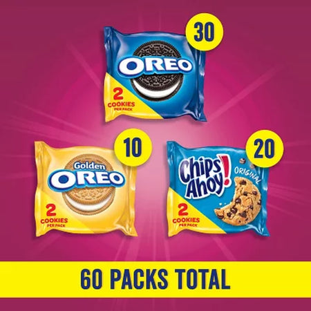 Nabisco Sweet Treats Variety Pack, 60 Pk.