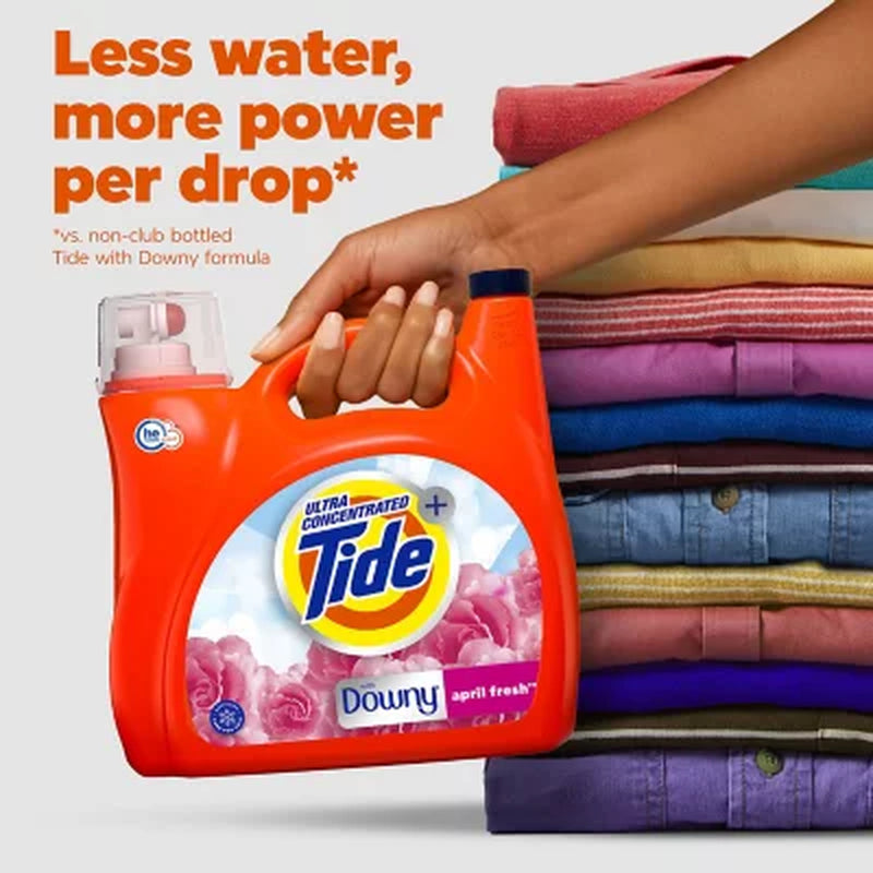 Tide + Downy Liquid Laundry Detergent, April Fresh 141 Fl. Oz., 111 Loads