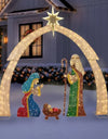 Member'S Mark Pre-Lit Twinkling Nativity Set, 4 Pc.