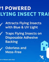 Zevo Flying Insect Trap, Fly Trap 2 Devices + 6 Refills Cartridges