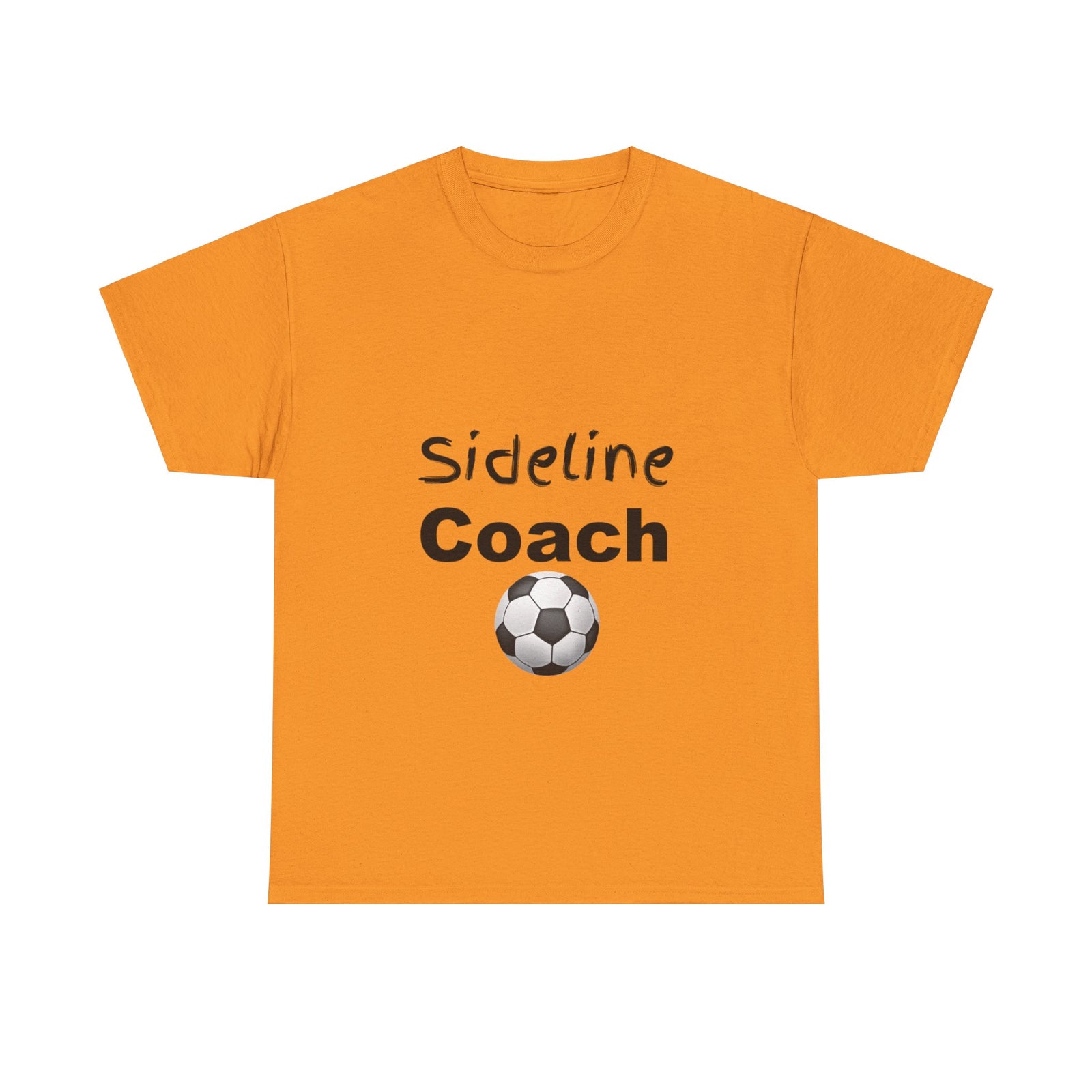 "Sideline Coach, I yell because I care"  Tee at Your Next Game! 🔥⚽️ #SidelineCheerleader