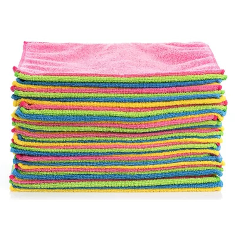 Hometex Microfiber Towels, 96 Pack