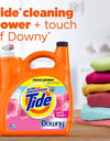 Tide + Downy Liquid Laundry Detergent, April Fresh 141 Fl. Oz., 111 Loads