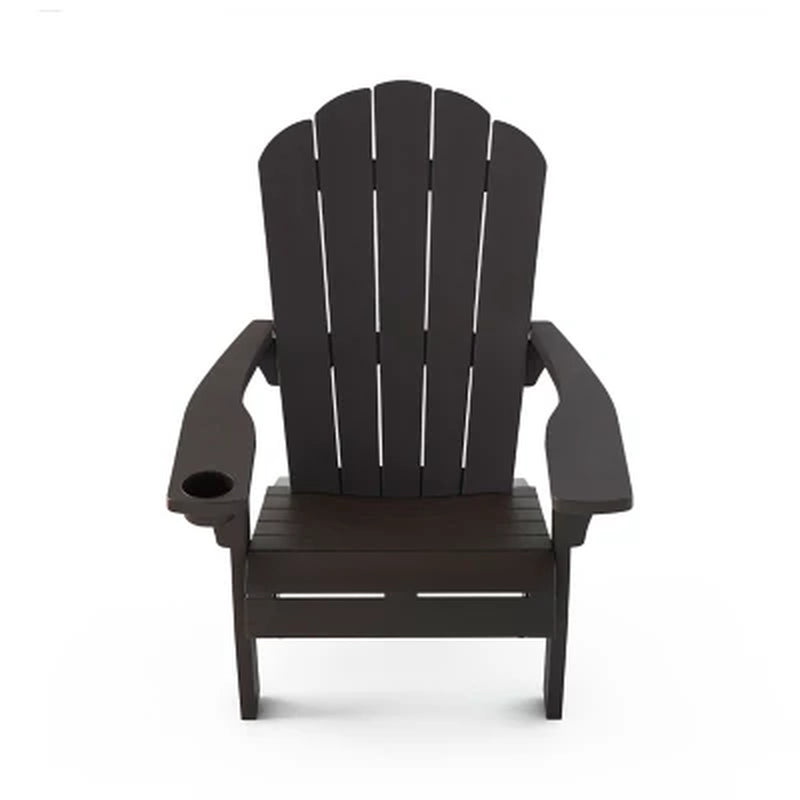 Keter Everest Adirondack Chair with Integrated Cupholder