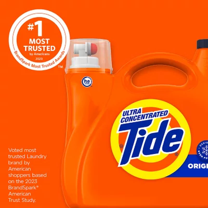 Tide Liquid Laundry Detergent, Original, 152 Loads, 170 Fl. Oz.