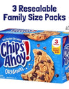 CHIPS AHOY! Chocolate Chip Cookies, Family Size, 18.2 Oz., 3 Pk.