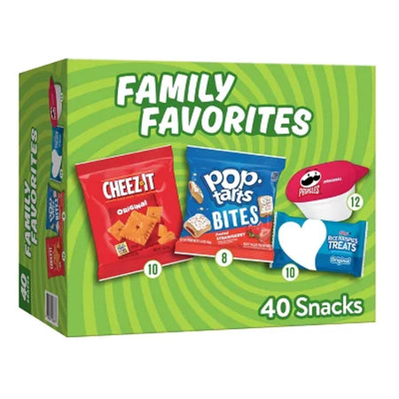 Kellogg'S Family Favorites Mix, Variety Pack Snacks, 40 Pk.