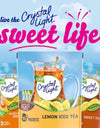 Crystal Light Lemon Iced Tea Naturally Flavored Powdered Drink Mix 16 Ct.