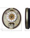 Chirstmas Melodies in Motion 2024 Musical Wall Clock, Limited Edition Quartz Movement Exclusive