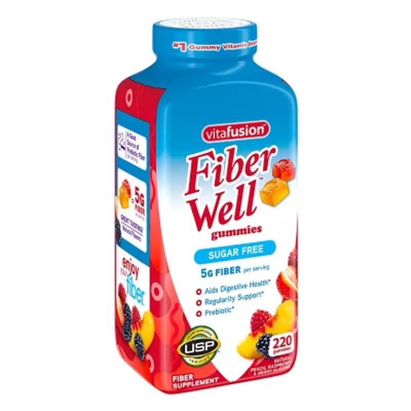 Vitafusion Fiber Well Gummies, 5G Fiber, 220 Ct.