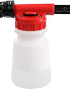 Foam Cannon for Garden Hose，Adjustment Ratio Dial Foam Gun,Car Wash Soap Spray Foamer Red