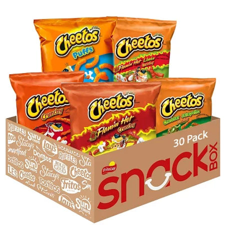 Cheetos Variety Pack Cheese Flavored Snack Mix, 30 Pk.