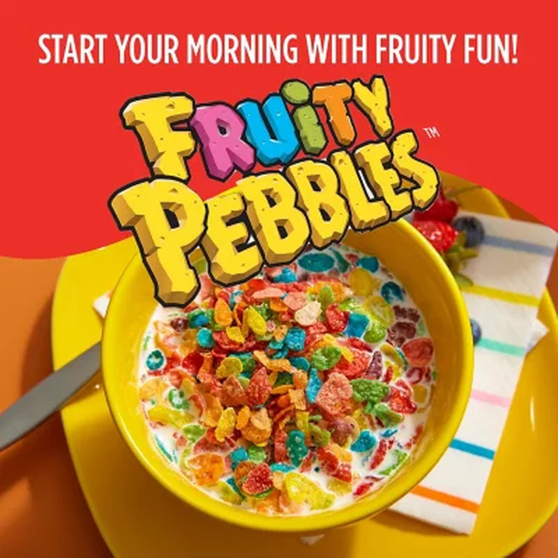 Fruity Pebbles Cereal, 38 Oz.