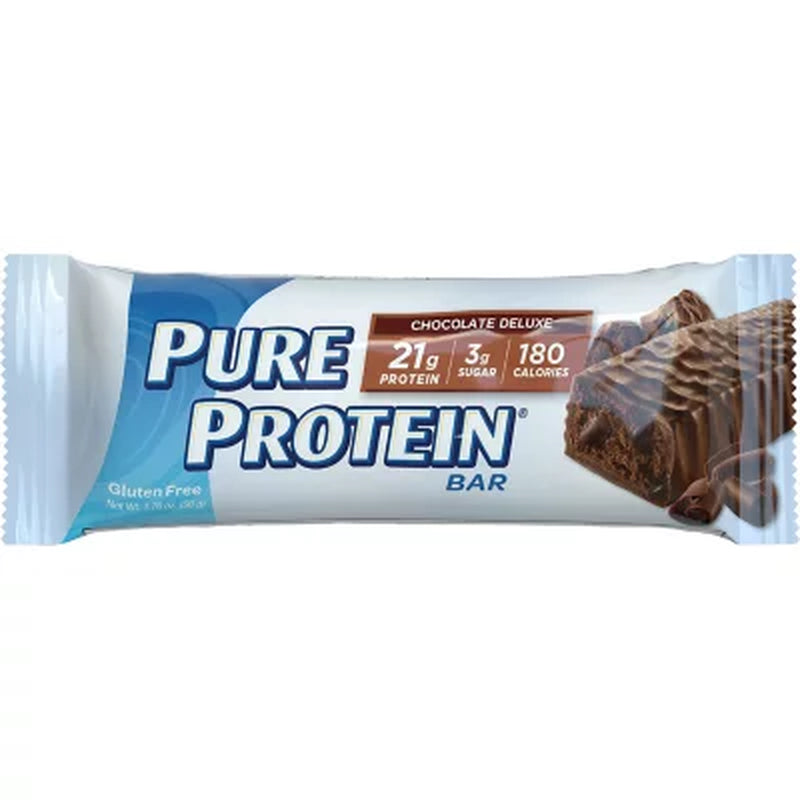 Pure Protein Bars Gluten Free, Chocolate Variety Pack 23 Ct.