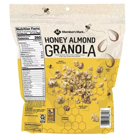 Member'S Mark Honey Almond Granola 32 Oz.