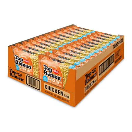 Nissin Top Ramen Chicken Noodle Soup, 3 Oz., 24 Pk.