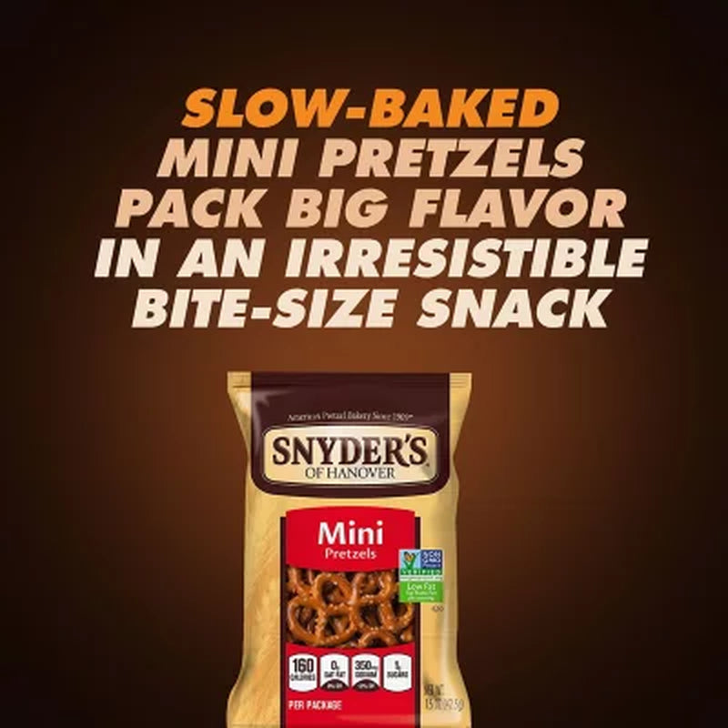 Snyder'S Mini Pretzels, 1.5 Oz., 60 Pk.