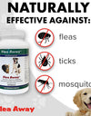 All Natural Supplement for Fleas, Ticks, and Mosquitos Prevention for Dogs and Cats, 100 Chewable Treat Tablets, Single