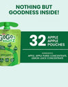 Gogo Squeez Applesauce Pouches, Apple Apple, 3.2Oz., 32Ct.