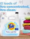 Tide Free & Gentle Liquid Laundry Detergent 170 Fl. Oz., 152 Loads