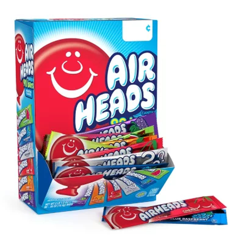 Airheads Variety Pack, 0.55 Oz., 90 Pk.