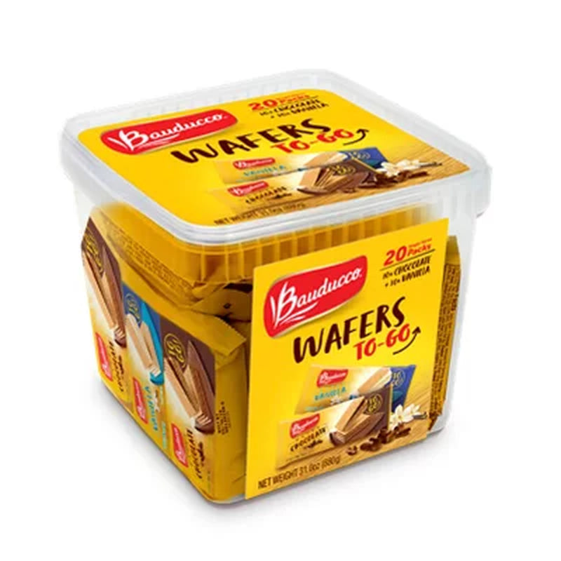 Bauducco Wafer Tub, 20 Pk.