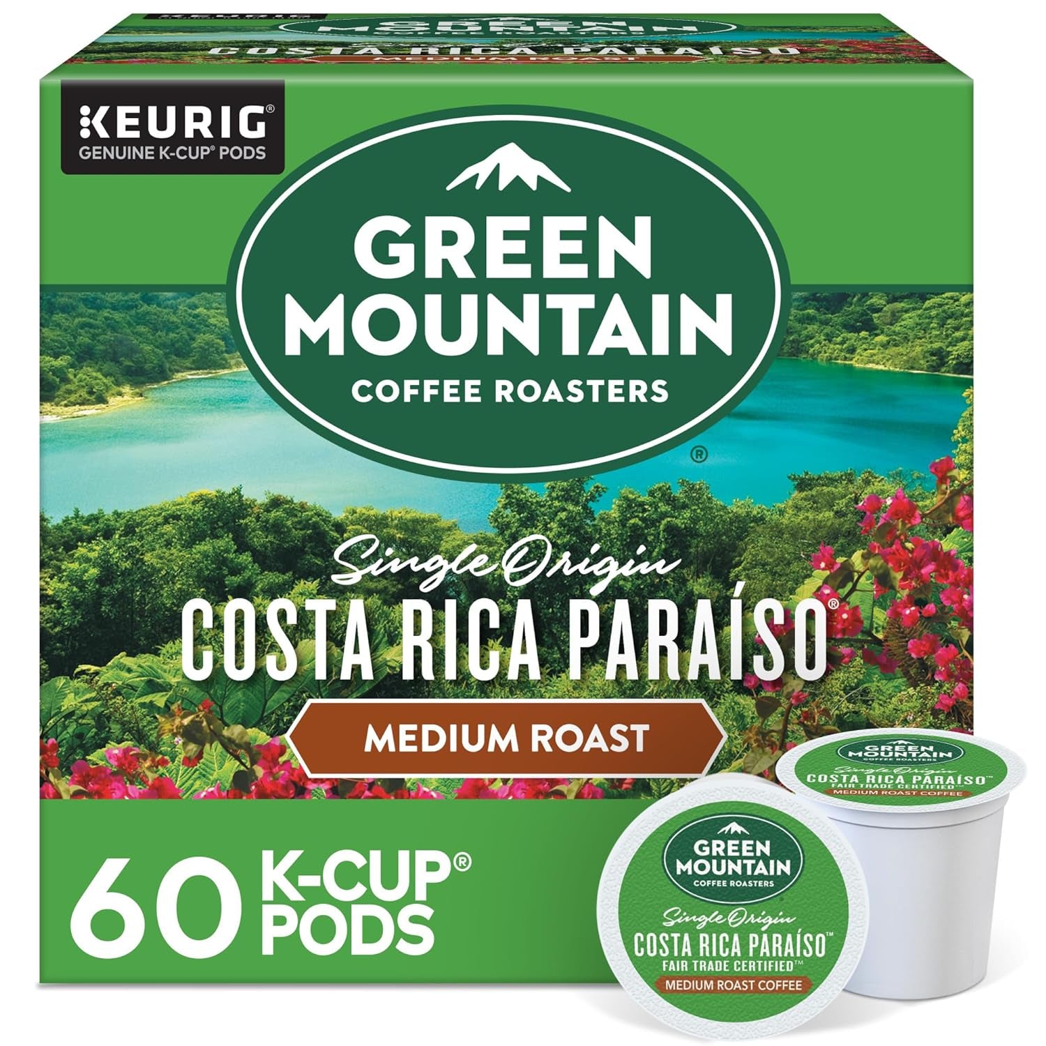 Colombia Select Coffee, Keurig Single-Serve K-Cup Pods, Medium Roast Coffee, 96 Count (4 Packs of 24)