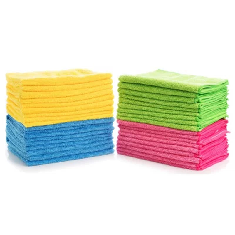 Hometex Microfiber Towels, 96 Pack