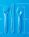 Member'S Mark Combo Pack Clear Cutlery, Forks, Knives, Spoons, 360 Ct.