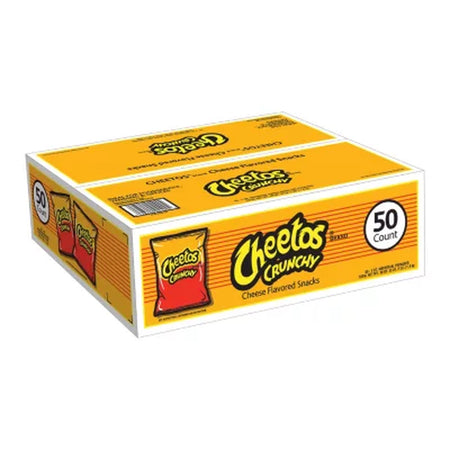 Cheetos Crunchy Cheese Flavored Snacks, 1 Oz., 50 Pk.