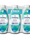 Downy Rinse & Refresh Laundry Fabric Rinse, Cool Cotton, 3 Ct., 76.5 Fl. Oz.