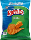 Ruffles Queso Cheese Flavored Potato Chips, 15.125 Oz.