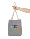 Happy Vibe Tote Bag (AOP) for any occasion