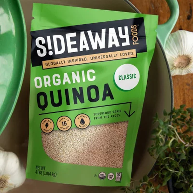 Sideaway Foods Organic Quinoa, 64Oz.