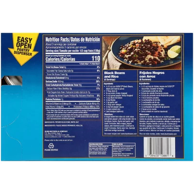 Bush'S Black Beans 15 Oz., 6 Pk.