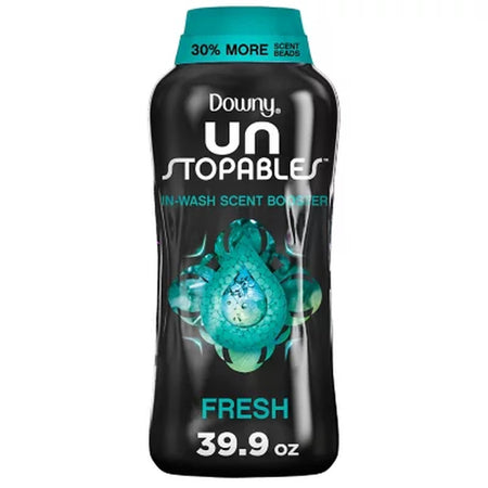 Downy Unstopables In-Wash Laundry Scent Booster Beads, Fresh, 39.9 Oz