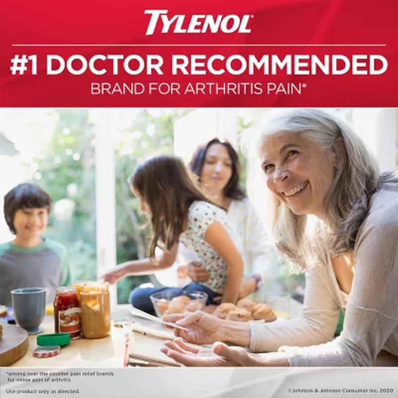 Tylenol 8-Hr. Arthritis Pain Extended Release Caplets, 650 Mg Acetaminophen, 290 Ct.