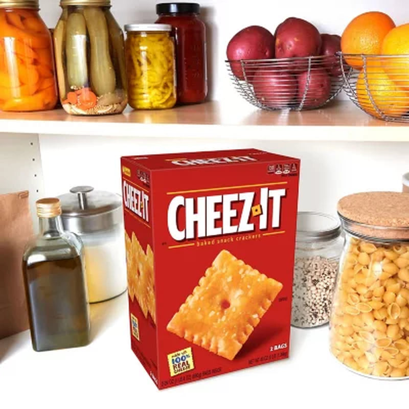 Cheez-It Original Baked Snack Crackers, 24 Oz., 2 Pk.