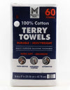 Member'S Mark 100% Cotton Terry Towels, 14" X 17", 60 Ct.