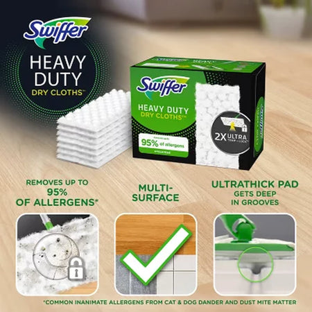 Swiffer Heavy Duty Dry Cloths, 50 Ct.