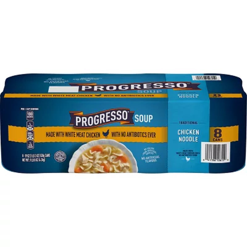 Progresso Traditional Chicken Noodle Soup 19 Oz., 8 Pk.