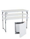 Lifetime 4' Commercial Grade Adjustable Fold-In-Half Table
