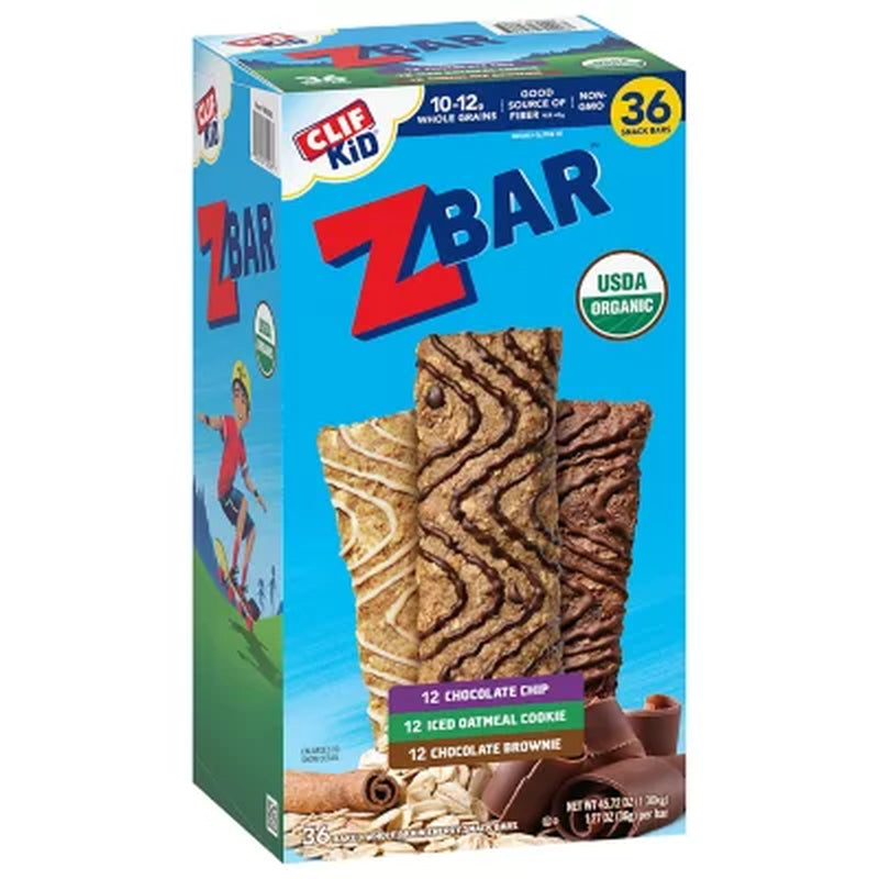 CLIF Kid Zbar, 1.27 Oz., 36 Ct.