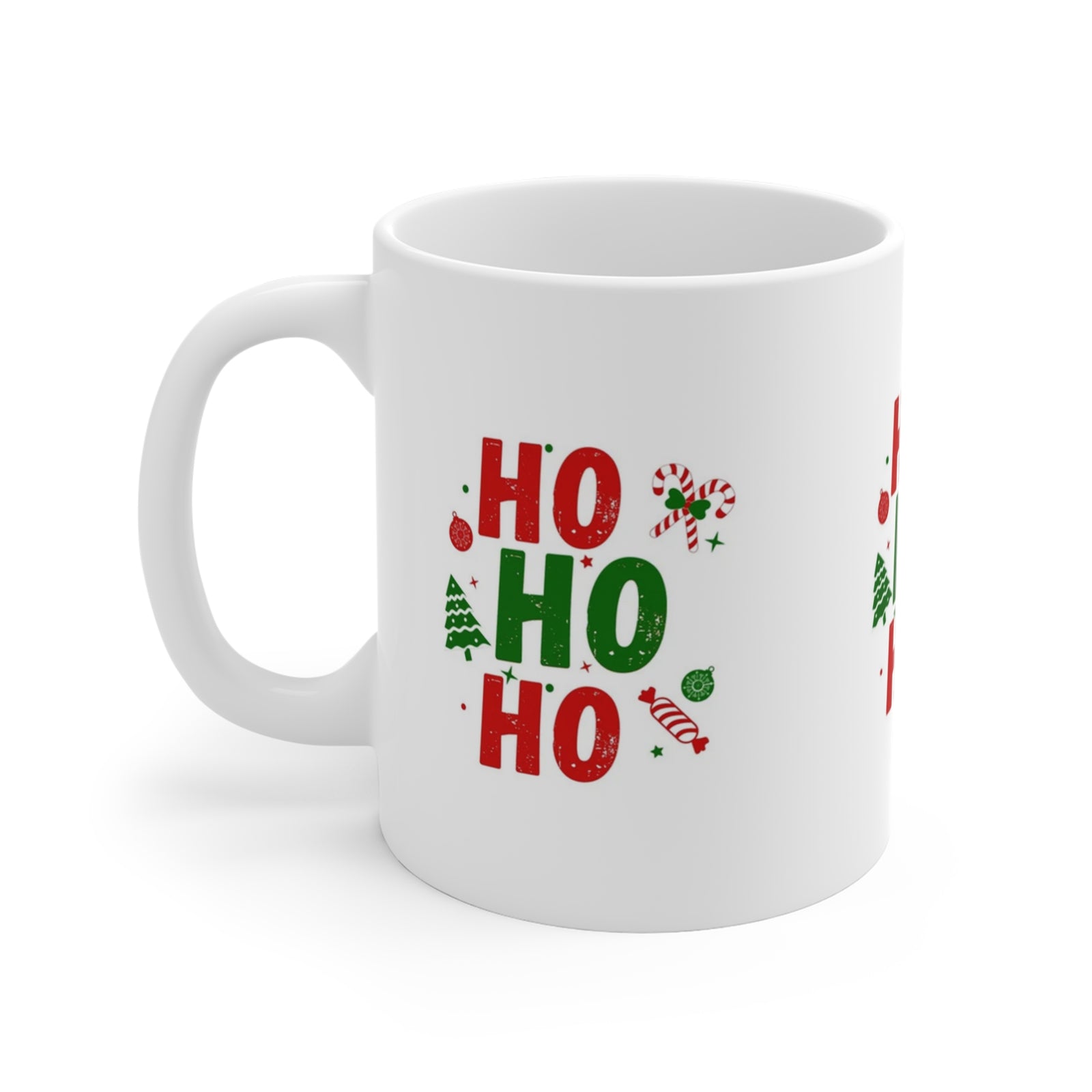 Christmas Ho Ho Ho Mug - Festive Holiday Drinkware, 11 oz 🎄#HolidayVibes #MorningCoffee