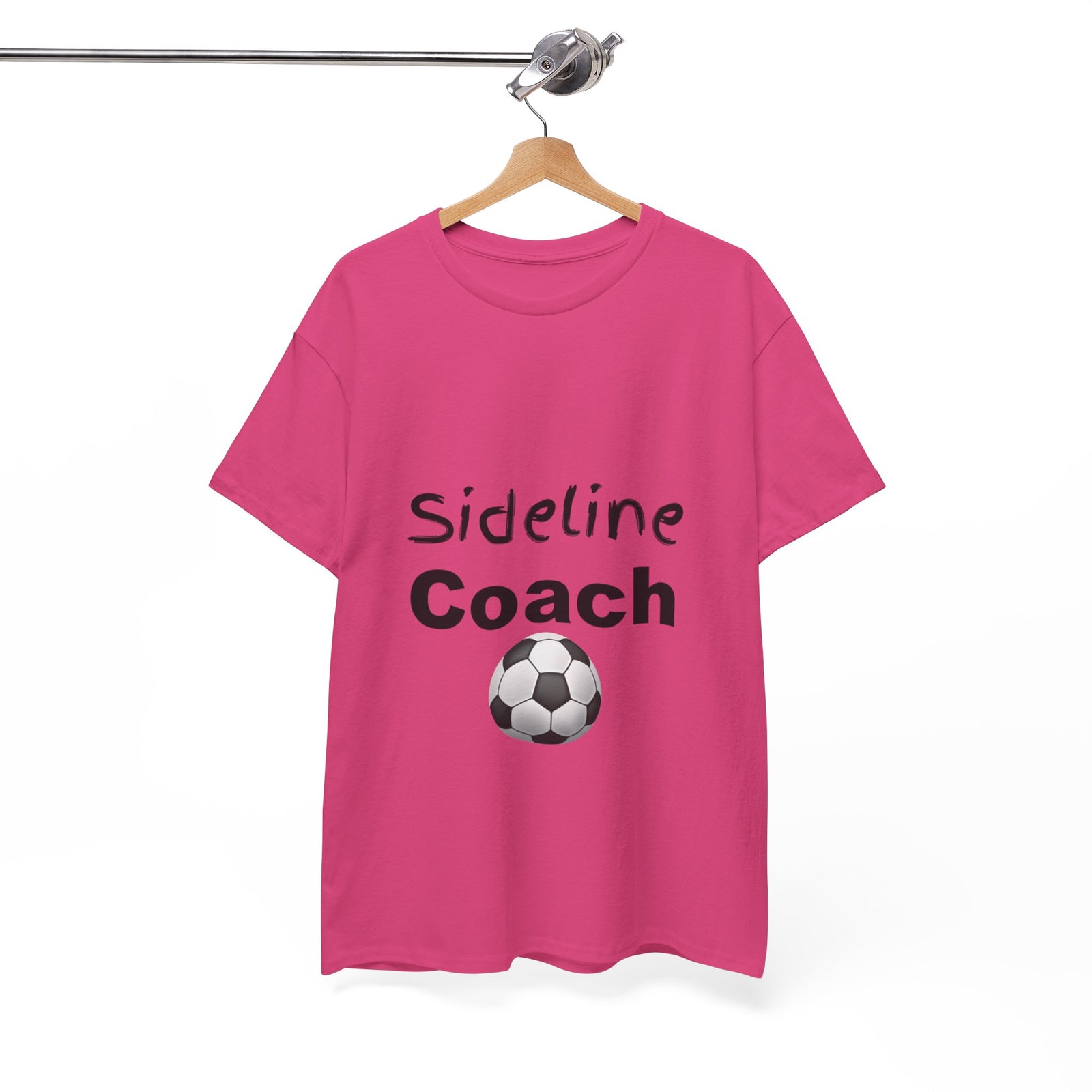 "Sideline Coach, I yell because I care"  Tee at Your Next Game! 🔥⚽️ #SidelineCheerleader