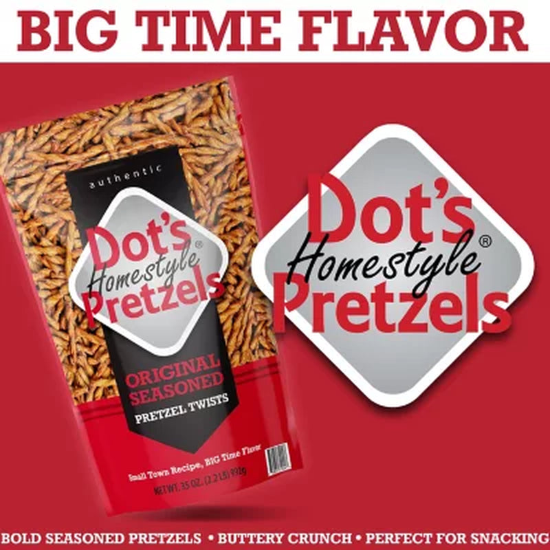 Dot'S Homestyle Pretzels Original Seasoned Pretzel Twists, 35 Oz.