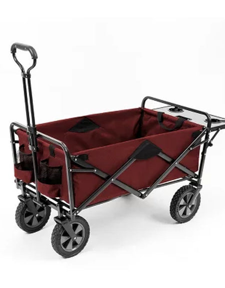 Mac Sports Folding Wagon with Table, Assorted Colors
