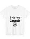 "Sideline Coach, I yell because I care"  Tee at Your Next Game! 🔥⚽️ #SidelineCheerleader