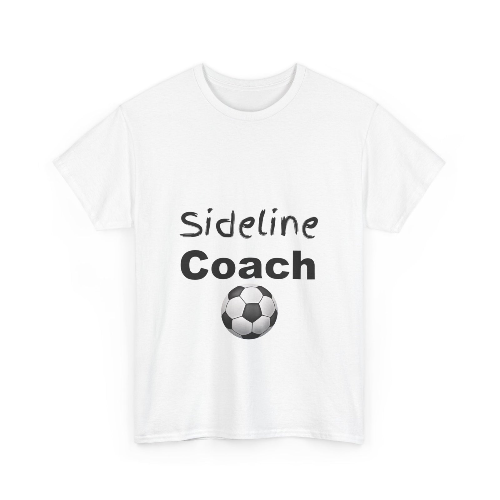 "Sideline Coach, I yell because I care"  Tee at Your Next Game! 🔥⚽️ #SidelineCheerleader